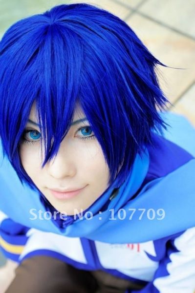 Vocaloid Kaito azul curto