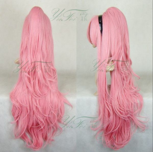 peruca cosplay vocaloid Pink